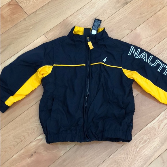 Nautical windbreaker jacket, shirt, and jeans - Picture 2 of 10